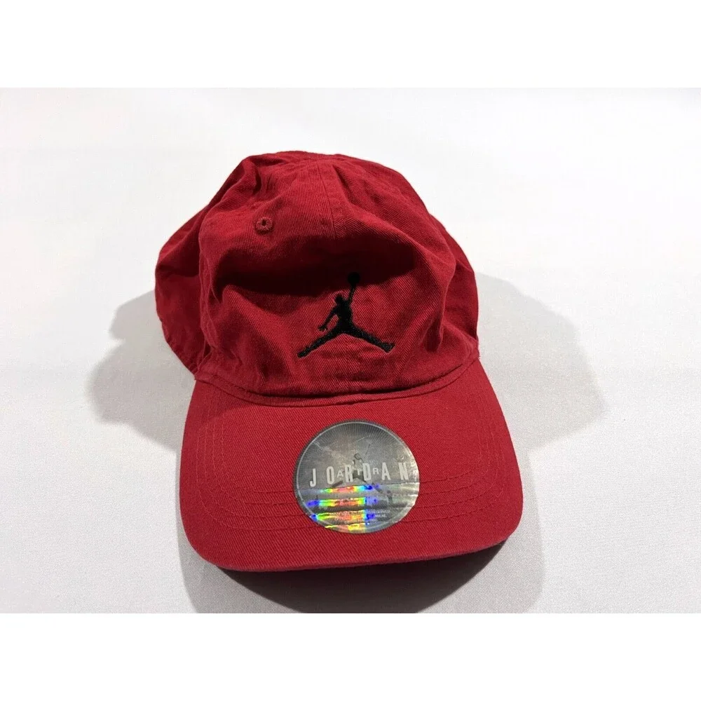 Air Jordan Jumpman Youth Hat Cap Strapback Adjustable Red Black Basketball Kids